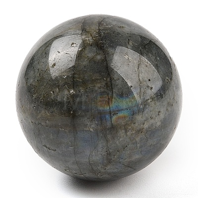 Natural Labradorite Sphere Beads G-I367-07D-1