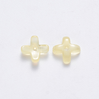 Imitation Jade Glass Beads GLAA-R211-06-A01-1