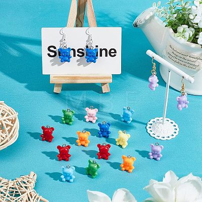  DIY Resin Dangle Earring Making Kits DIY-NB0005-54-1