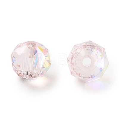 Electroplate Round Glass Beads EGLA-A043-01-AB01-1
