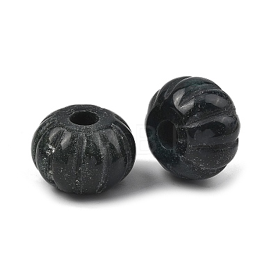 Natural Moss Agate Carved Beads GG-CBA02C4-07D-1
