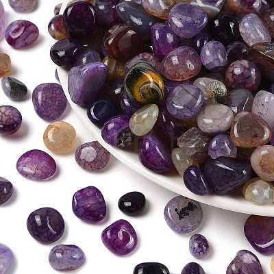 Dyed & Heated Natural Agate Beads X1-G-J402-04E-07-1