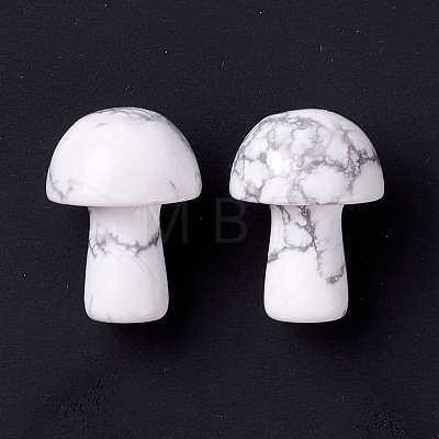 Natural Howlite Mushroom Gua Sha Stone G-D456-26H-1