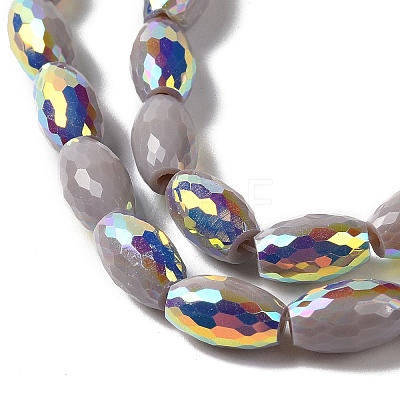 AB Color Plated Electroplate Beads Strands X-EGLA-H104-03D-1