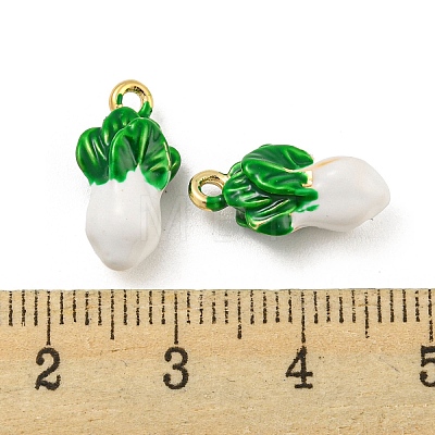 Brass Enamel Pendants X-KK-P258-17C-G-1