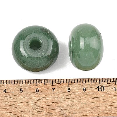Natural Green Aventurine Large Hole Beads GG-CBA02C4-08B-1