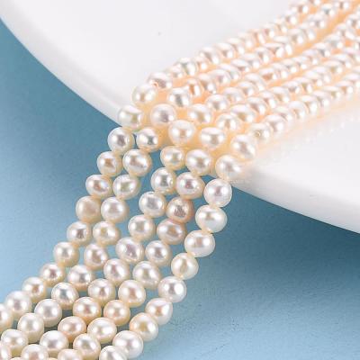 Natural Cultured Freshwater Pearl Beads Strands PEAR-R063-07A-1