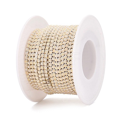 Iron & ABS Plastic Imitation Pearl Tennis Chains CH-Q006-01A-03-1