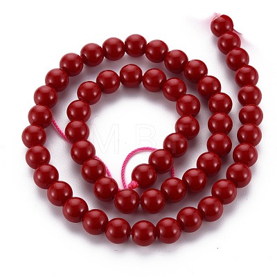 Glass Beads Strands GLAA-S192-E-008B-1
