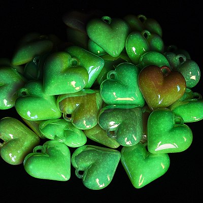 Luminous UV Plating Opaque Acrylic Pendants MACR-K361-48-1