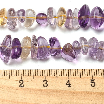Natural Ametrine Chip Beads Strands G-E271-71-1