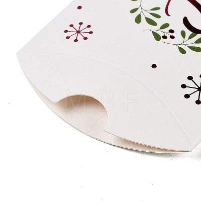 Christmas Theme Paper Pillow Gift Boxes CON-B012-01-1