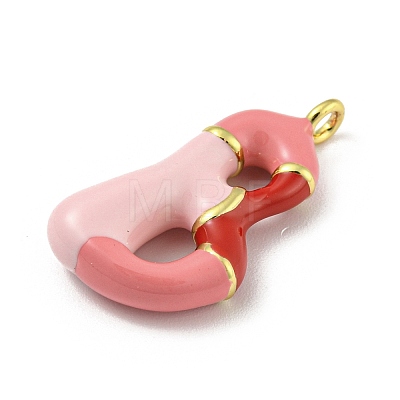 Brass Enamel Pendants KK-E093-03G-B-1
