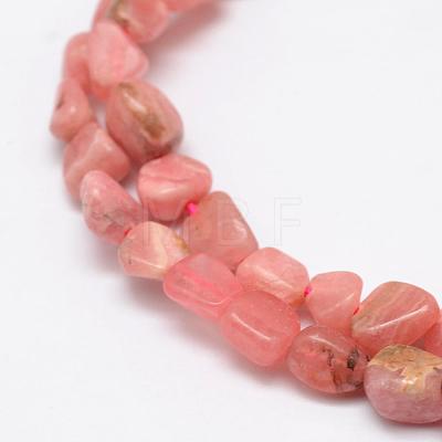 Natural Rhodonite Beads Strands G-F521-38-1