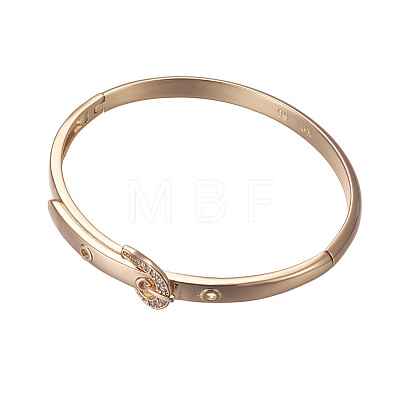 Fashion Brass Bangles BJEW-L615-02G-1