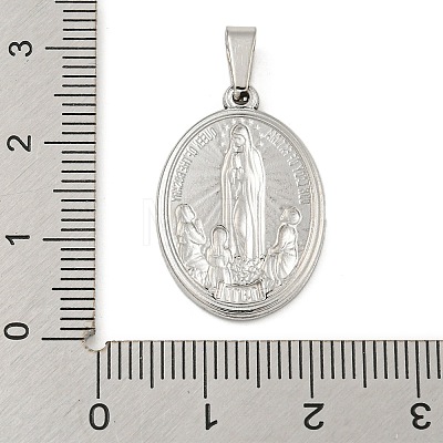 Non-Tarnish 304 Stainless Steel Pendants STAS-B071-02A-27P-1