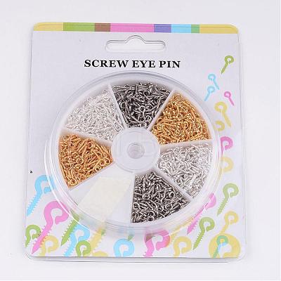 1 Box Iron Screw Eye Pin Peg Bails IFIN-JP0002-B-1
