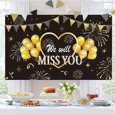 Polyester Hanging Banner Sign AJEW-WH0190-022-1