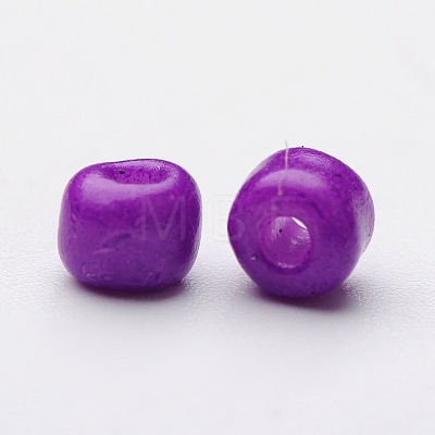 Baking Paint Glass Seed Beads SEED-S002-K11-1