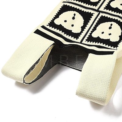 Polyester Mini Knit Tote Bags ABAG-C008-01A-02-1