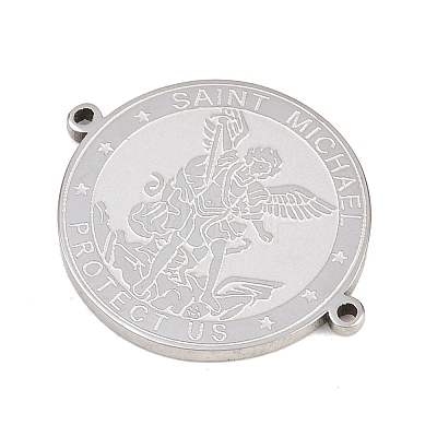 Religion 304 Stainless Steel Connector Charms STAS-I368-03P-01-1
