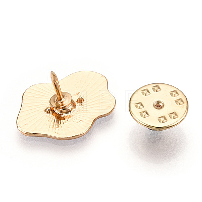 Fried Eggs Shape Enamel Pin JEWB-T005-01-1