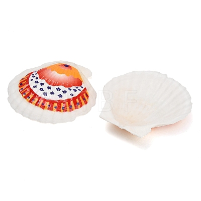 Printed Natural Shell Big Pendants SH-CBA93AD-19C-1