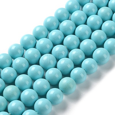 Shell Pearl Beads Strands SP8MM245-1