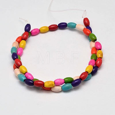 Dyed Synthetic Turquoise Bead Strands G-M1432-0-A-1