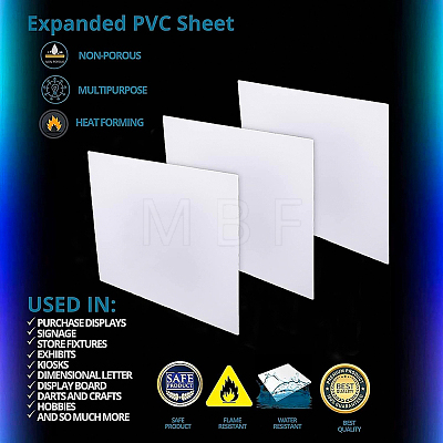 Foamed PVC Mould Plates DIY-BC0004-67A-1