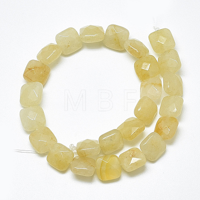 Natural Topaz Jade Beads Strands G-S357-D01-12-1