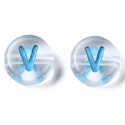 Transparent Clear Acrylic Beads MACR-N008-56V-1