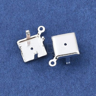 Rhombus Brass Sew on Prong Settings KK-C163-15B-S-1