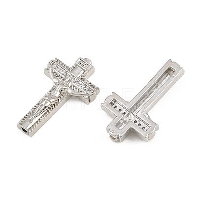 Easter Brass Micro Pave Clear Cubic Zirconia Pendants LS-CU-CBADC6C-10P-02-1