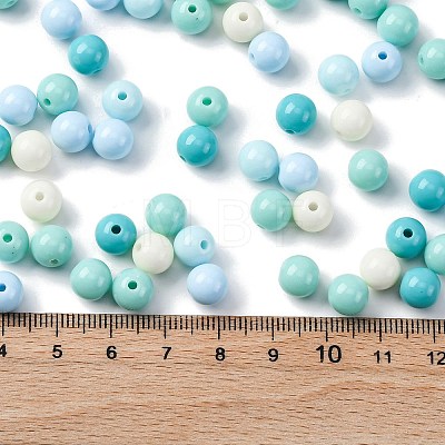 Opaque Acrylic Beads SACR-Q004-02B-1