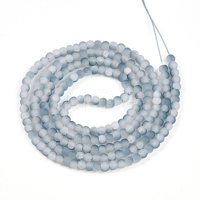 Crackle Glass Beads Strands GLAA-N009-4mm-06-1
