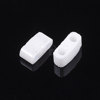 2-Hole Opaque Glass Seed Beads SEED-S023-06-1
