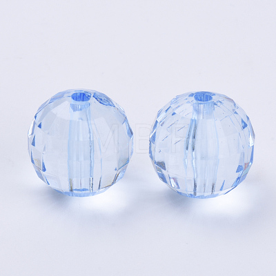 Transparent Acrylic Beads TACR-Q254-10mm-V41-1