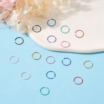 316L Surgical Stainless Steel Hoop Nose Rings Nose Piercing Jewelry AJEW-P063-01-1