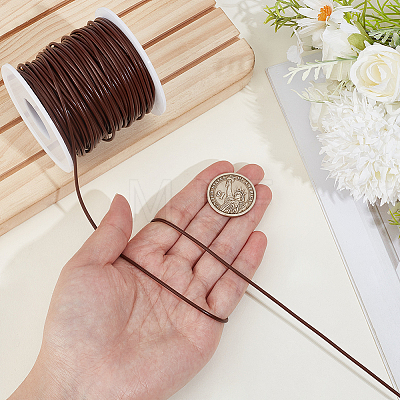 25M Round Cowhide Leather Cord WL-CL0001-42-1