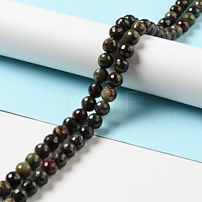 Natural Dragon Blood Beads Strands G-E571-30B-1