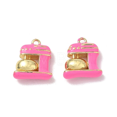 Brass Enamel Pendants KK-A300-05G-1