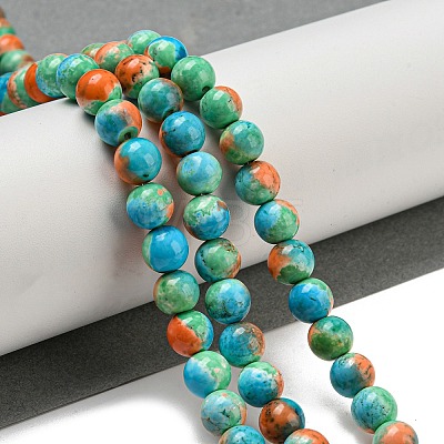 Synthetic Imperial Jasper Beads Strands G-N342-25A-1-1