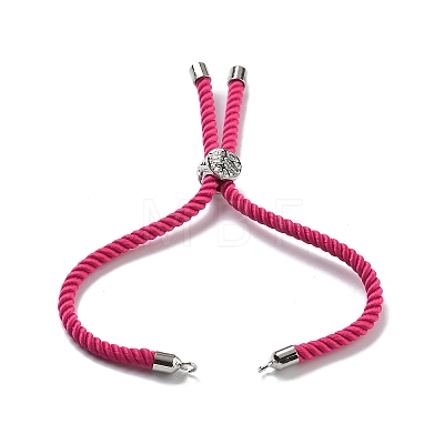 Twisted Nylon Cord Silder Bracelets DIY-B066-03P-12-1