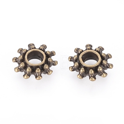 Tibetan Style Spacer Beads MLFH10384Y-NF-1