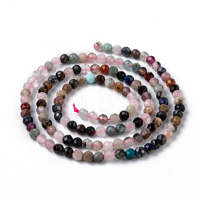 Natural Mixed Stone Beads Strands G-T108-39-1