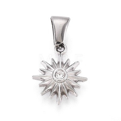 303 Stainless Steel Pendants STAS-Q110-02P-1