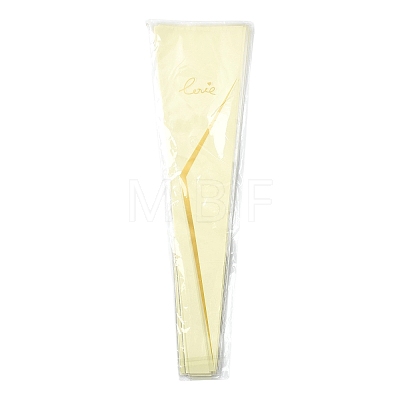 Love Print Transparent PE Cone Flower Sleeves ABAG-FZC0002-001C-1