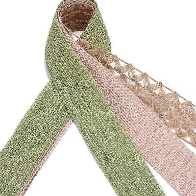 9 Yards 3 Styles Polyester Ribbon SRIB-A014-K06-1