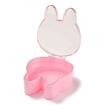 Rabbit Plastic Jewelry Boxes OBOX-F006-11-1